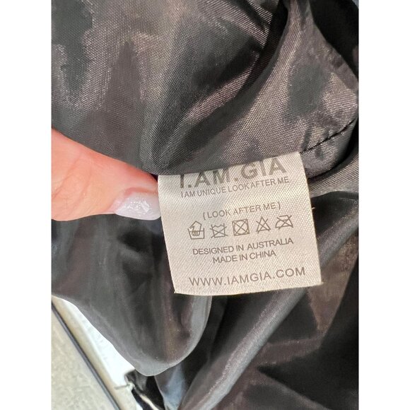 I.AM.GIA Black Contraband Velvet Quilted Jacket - Size M - Picture 7 of 10